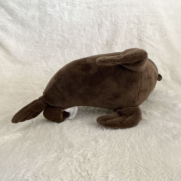 Seaworld Brown California Sea Lion Plush 15” Stuffed Animal Realistic Aquarium - Picture 3 of 7